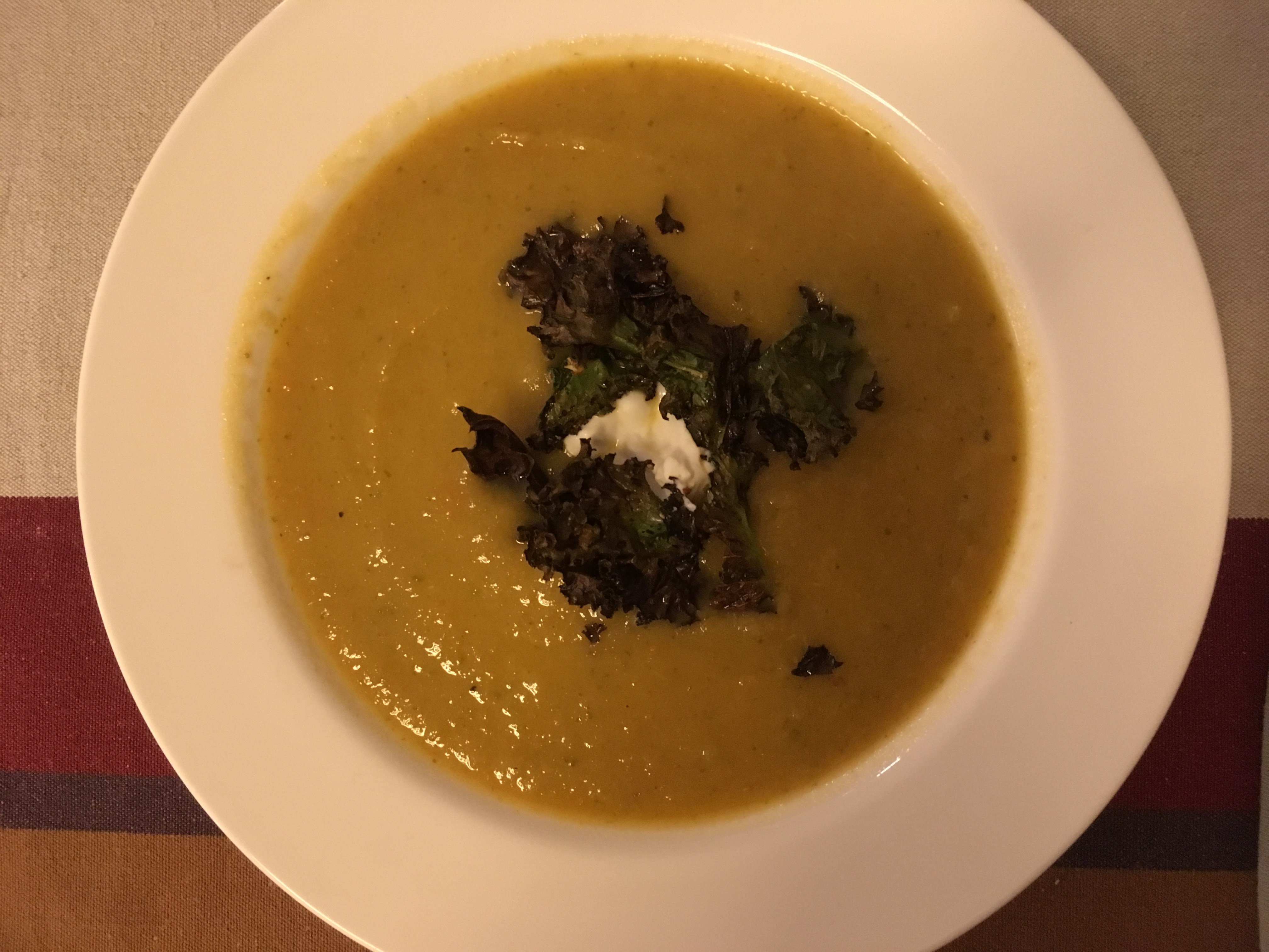 Roasted parsnip and carrot soup 1